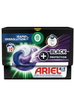 Капсулы для стирки Ariel 4в 1 Black+Protection, 10 шт 