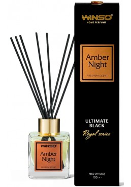 Ароматизатор для дому Winso Ultimate Black - Amber Night, 100 мл