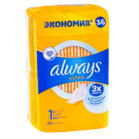 Гигиенические прокладки Always Ultra Light, 36 шт