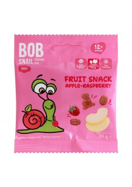 Снеки Bob Snail яблоко-малина, 20 г (с 12 месяцев)