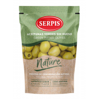 Оливки натуральные без косточек Serpis, 175 г 