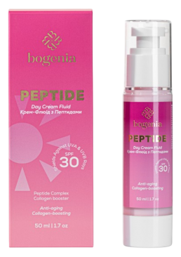Крем-флюид с пептидами Peptide Day Cream Fluid SPF 30 Bogenia BG454 №001, 50 мл