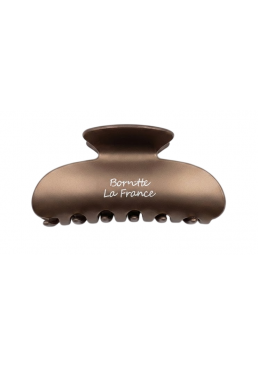 Заколка-крабик "Borrette La France" I31603, 8.5 см (коричневий)