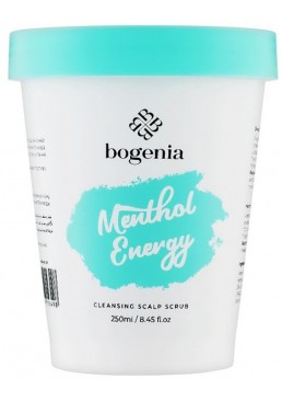 Скраб для шкіри голови Bogenia Menthol Energy Очищувальний, 250 мл