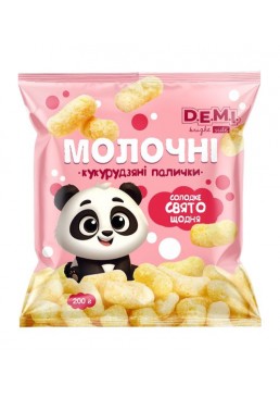Палочки кукурузные D.E.M.I. молочные, 200 г