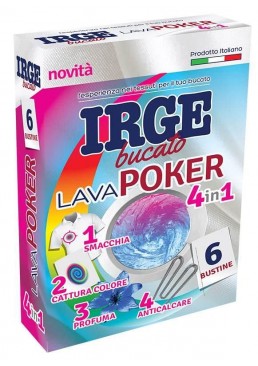 Саше для прання IRGE Bucato LavaPoker 4in1,6 шт