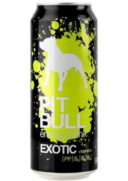 Напій енергетичний Pit Bull Exotic безалкогольний сильногазований, 500 мл