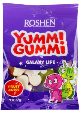 Конфеты желейные Roshen Yummi Gummi Galaxy Life, 70 г