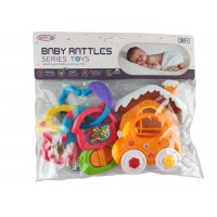 Набор погремушек в ручку Mei Le Bao «Baby Rattles» 8409-9 (3 шт.)