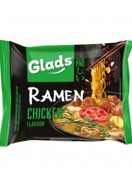 Локшина швидкого приготування Glads Ramen зі смаком курки, 105 г