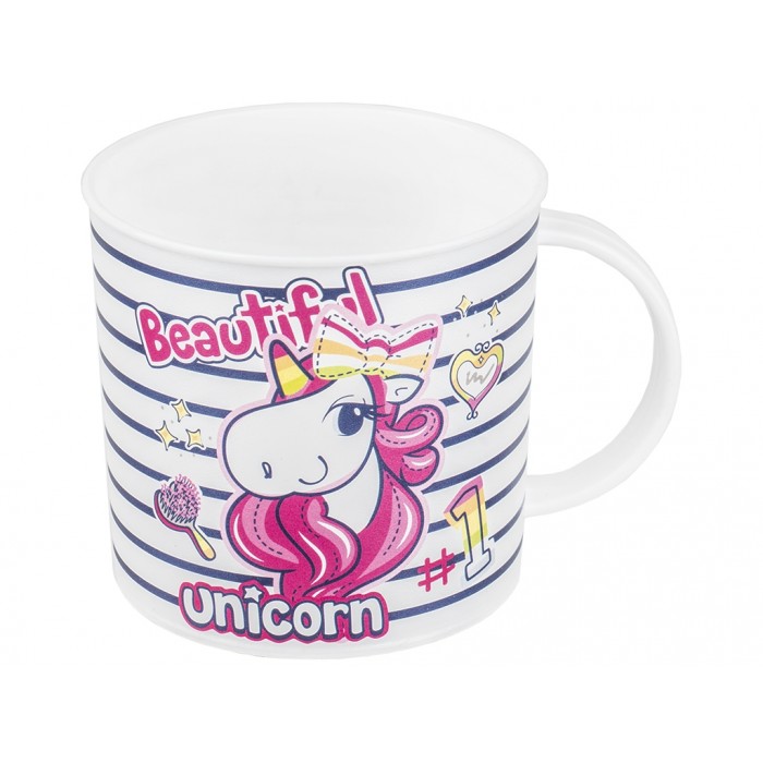 Пластикова чашка дитяча Herevin Unicorn, 280 мл - 