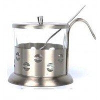 Сахарница Frico с ложкой (нержавеющая сталь), 225 мл