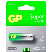 Батарейка GP AA (LR6) Super Alkaline 15A-UR5, 2 шт