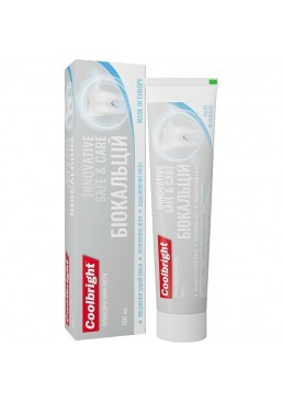 Зубна паста Coolbright Innovative Safe & Care Біокальцій, 100 мл