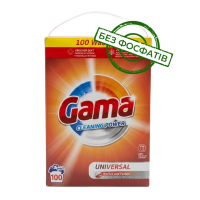 Порошок для прання Gama Universal 3в1 універсальний, 6 кг (100 прань)