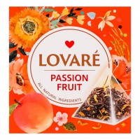Фруктовий чай Lovare Passion Fruit, 15 пірамідок
