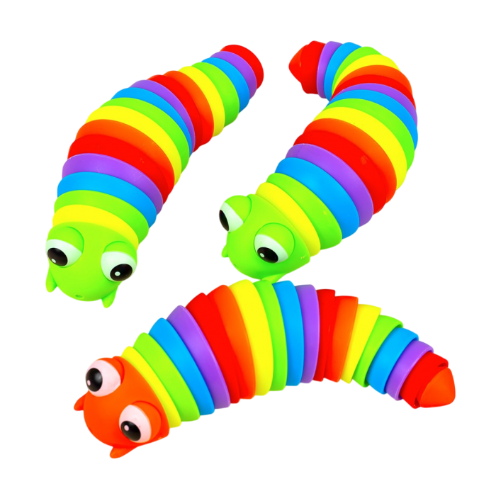 Игрушка-антистресс гусеница, 18 см - 