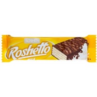 Вафлі Roshen Roshetto Milk глазуровані, 34 г