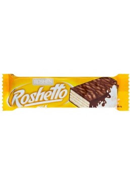 Вафли Roshen Roshetto Milk глазированные, 34 г