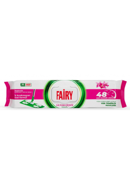 Серветки вологі для прибирання підлоги Fairy Lilyum з ароматом лілії, 50 шт 