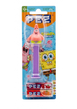 Диспенсер с конфетками Pez SpongeBob Smiling SpongeBob SquarePants, 17 г (в ассортименте)