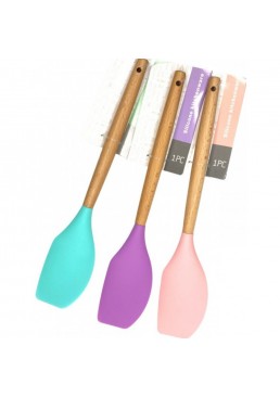 Лопатка силиконовая Benson Bamboo 31.5 см, 1 шт