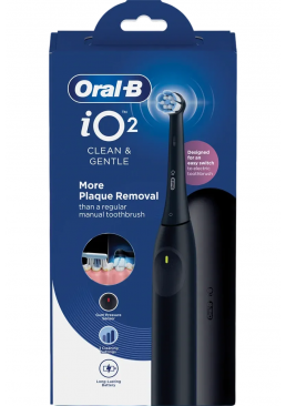 Электрическая зубная щетка Oral-B iO2 Black + чехол (iOS2.1D9)