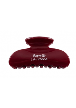 Заколка-крабик "Borrette La France" I31603, 8.5 см (бургунді)