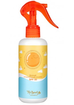 Дитячий сонцезахисний лосьйон для обличчя Top Beauty SPF 50 від 3 років, 200 мл