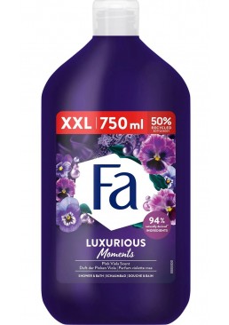 Гель для душу Fa Luxurious Moments з ароматом рожевої фіалки, 750 мл