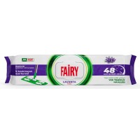 Серветки вологі для прибирання підлоги Fairy Lavanta з ароматом лаванди, 50 шт