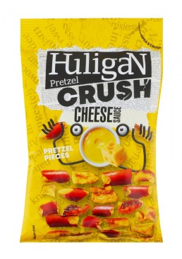 Кусочки кренделей Pretzel Crush Huligan со вкусом сырного соуса, 65 г