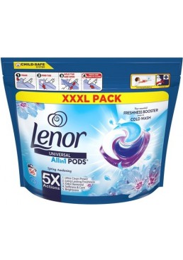 Капсули для прання Lenor Весняне пробудження для всіх типів тканин, 56 шт