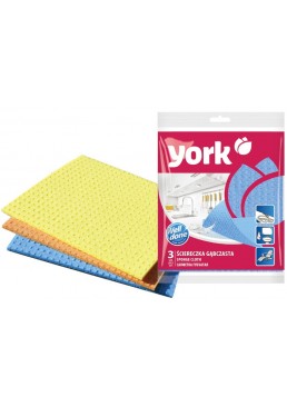 Салфетки влагопоглощающие York целюлозные, 3шт