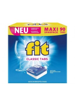 Таблетки для посудомийних машин Fit Classic, 90 шт