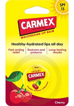 Бальзам для губ в баночке Carmex со вкусом вишни, 7.5 г