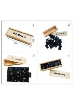 Игрушка Домино 4007 в дервяной коробке, 1 шт