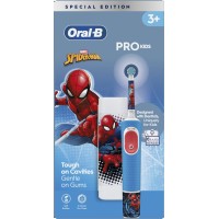 Електрична зубна щітка Oral-b Braun Pro Pro D103 Kids Spiderman з футляром, 3+ років