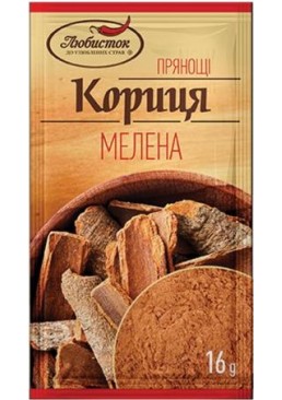 Кориця мелена Любисток, 16г