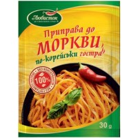 Приправа к моркови по-корейски острая Любисток, 30г