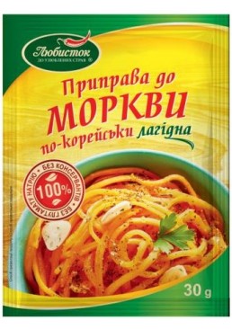 Приправа до моркви по-корейськи лагідна Любисток, 30г