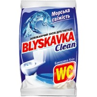 Освежающее средство для унитаза Blyskavka Clean морская свежесть, 37 г