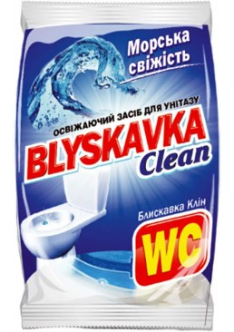 Освежающее средство для унитаза Blyskavka Clean морская свежесть, 37 г