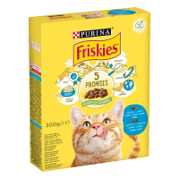 Сухой корм для кошек Friskies с лососем и овощами, 300 г