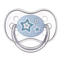 Силіконова симетрична пустушка Canpol babies Newborn Baby 0-6 місяці (синя)
