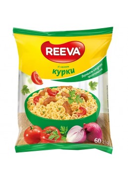 Вермишель Reeva быстрого приготовления со вкусом курицы, 60 г