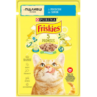 Влажный корм для кошек Friskies с лососем в подливе, 85 г