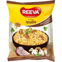 Вермишель Reeva быстрого приготовления со вкусом грибов, 60 г