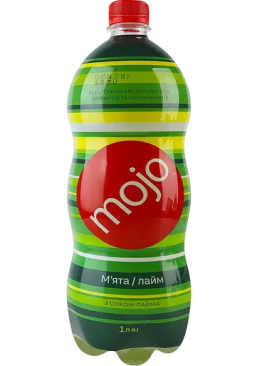 Напій соковмісний Mojo М'ята-Лайм безалкогольний сильногазований, 1 л