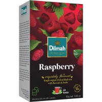Чай чорний Dilmah Малина, 1.5 г х 20 г